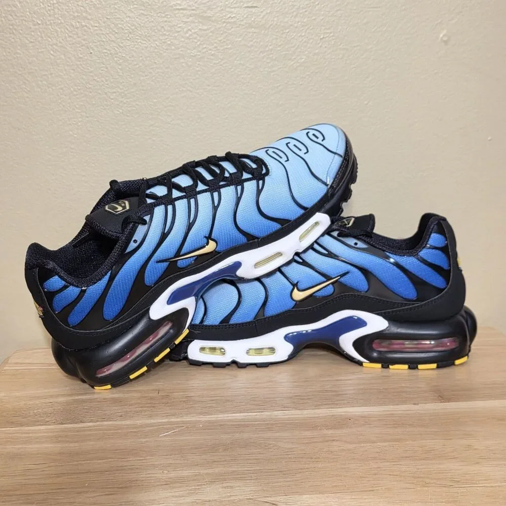 Nike Air Max Plus OG Hyper Blue Black 2024 DX0755-001 Sneakers Men's Size 9.5